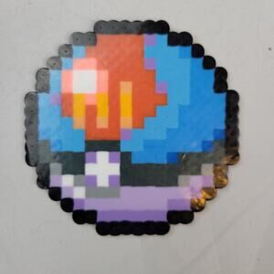 Lure Ball Perler Bead Pixel Art